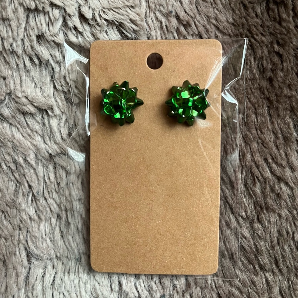 5/$25 Christmas Bow Earrings